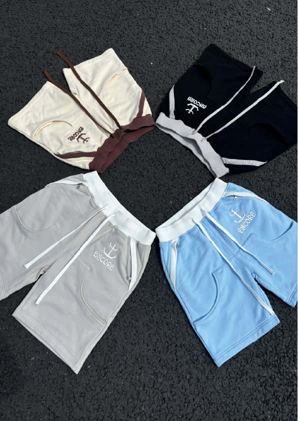 'ACCENT' SHORTS - CHROME (UNISEX)